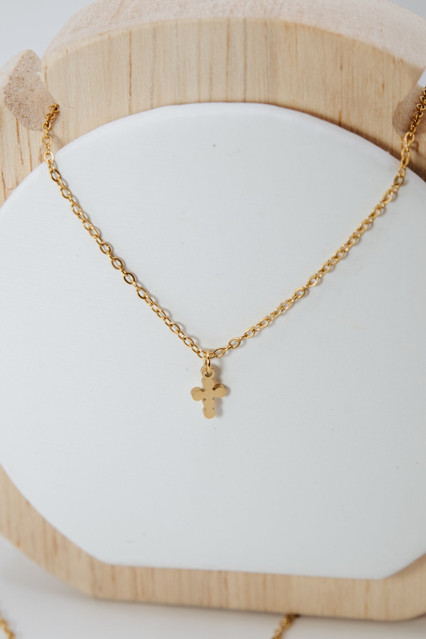 Bubble Cross Charm