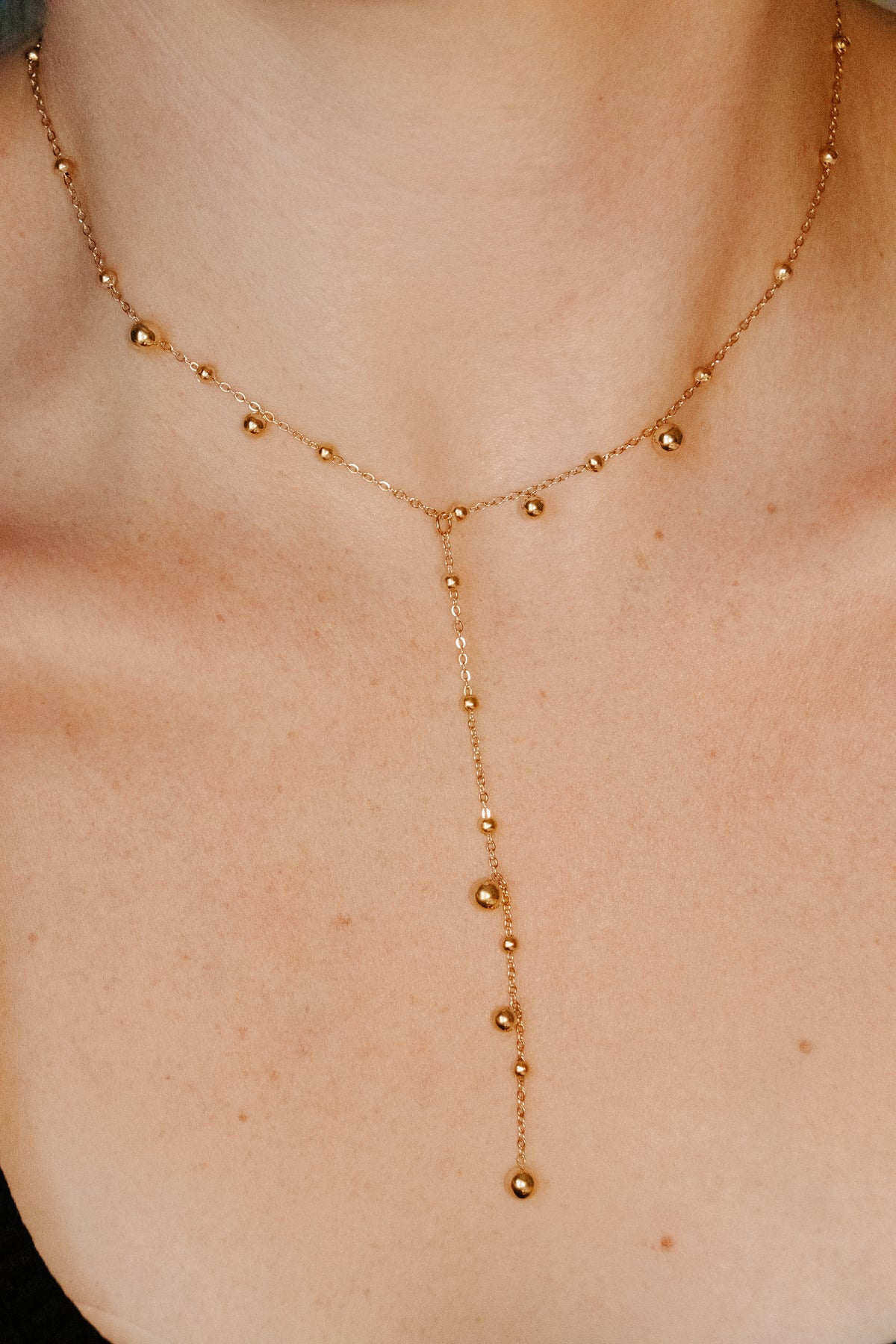 Drop Lariat Necklace.