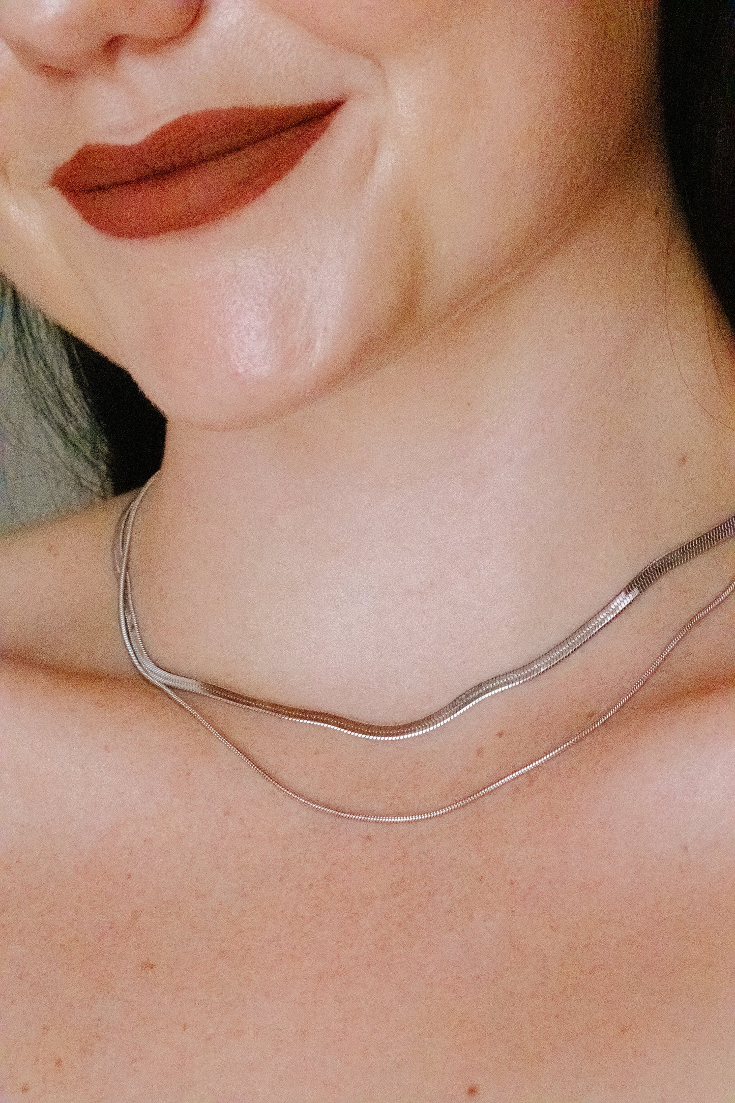 Silver Duo Necklace