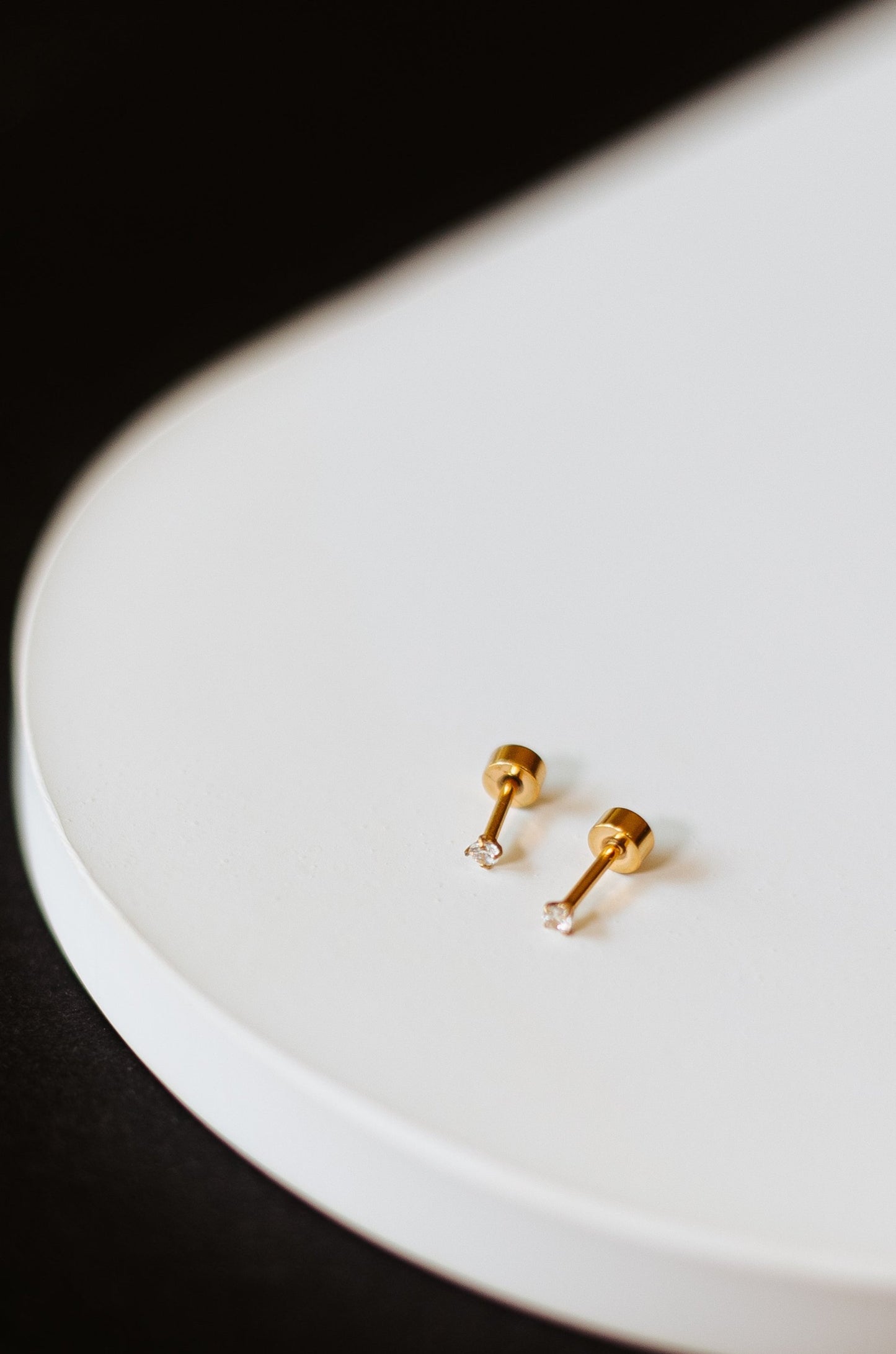 Gold Flatback Studs