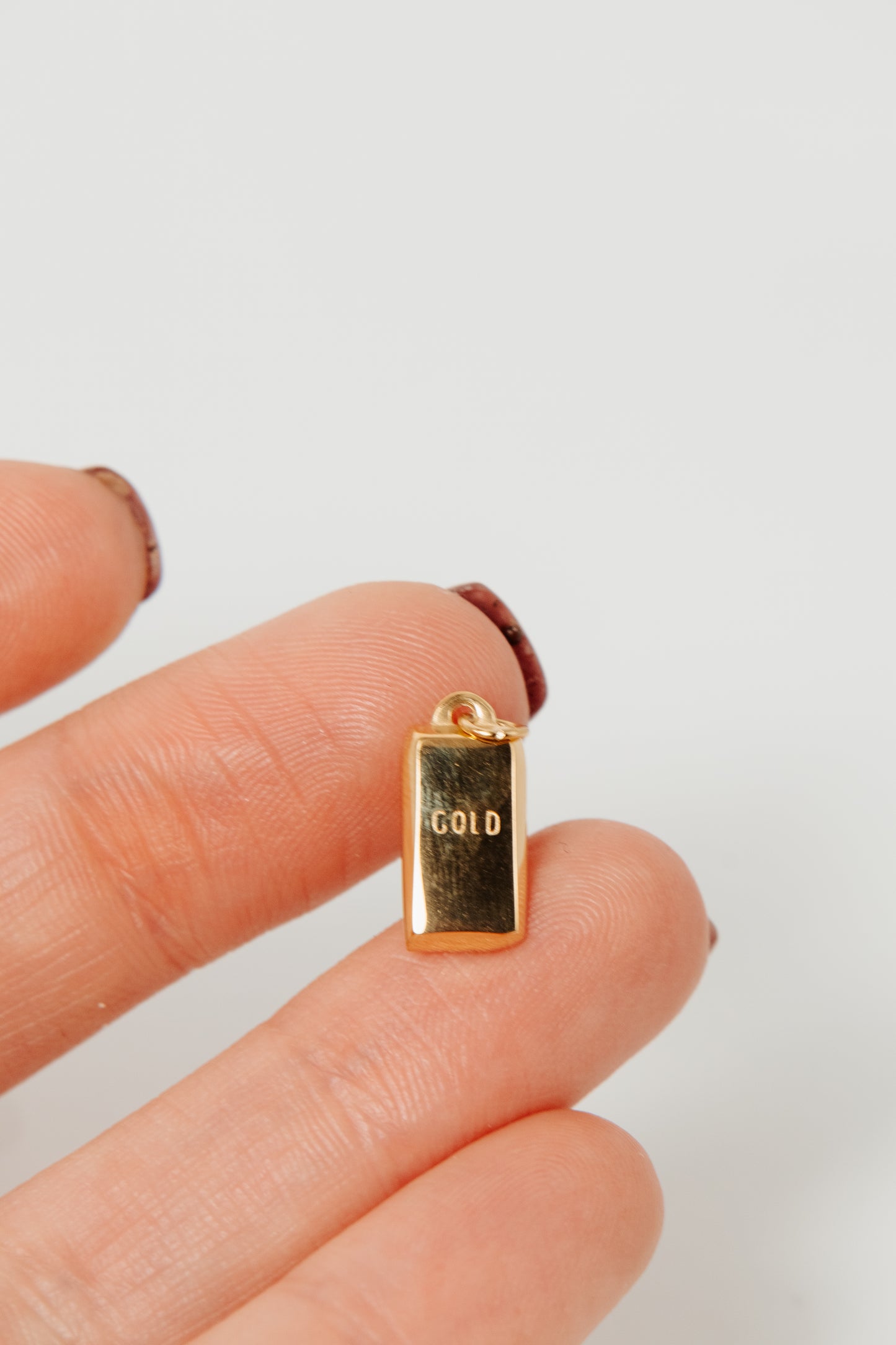 Gold Bar Charm