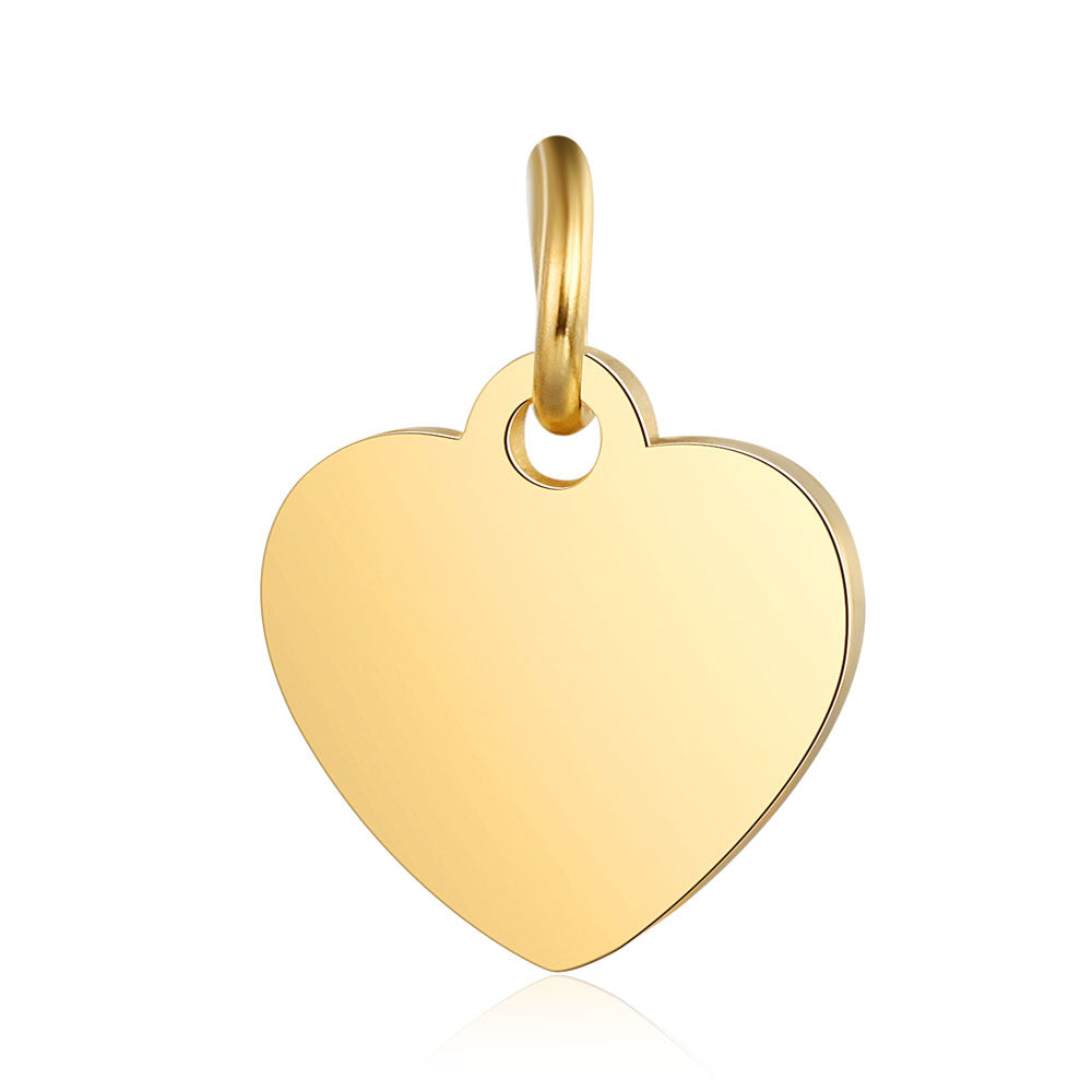 Heart Disk Charm