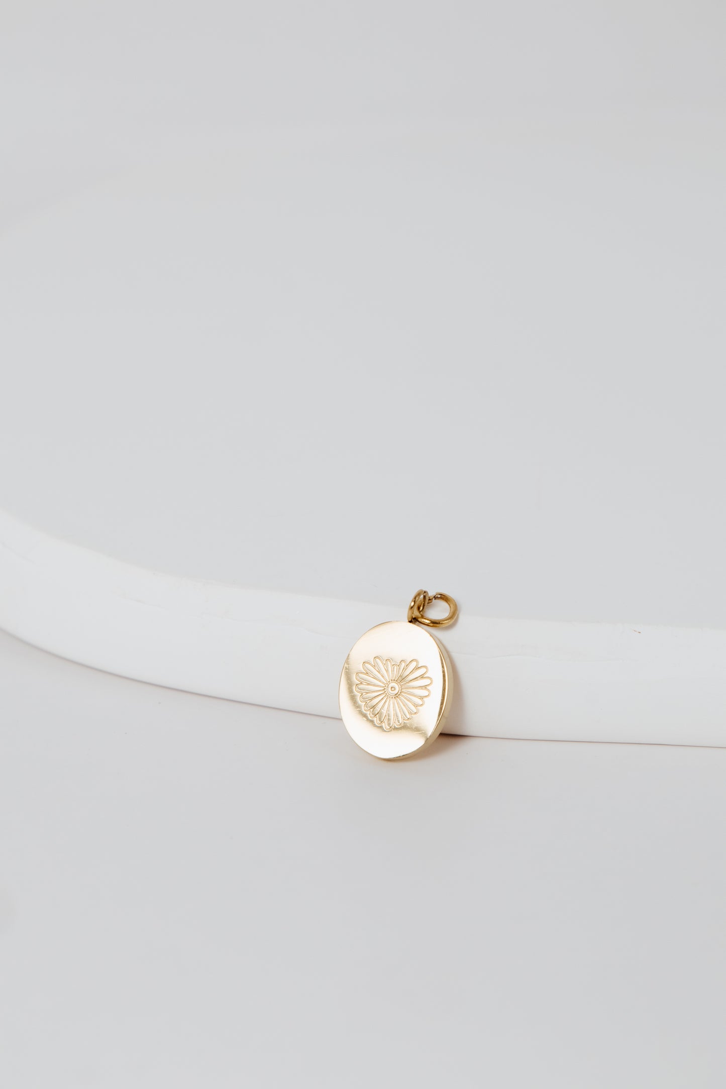 Heart Flower Charm