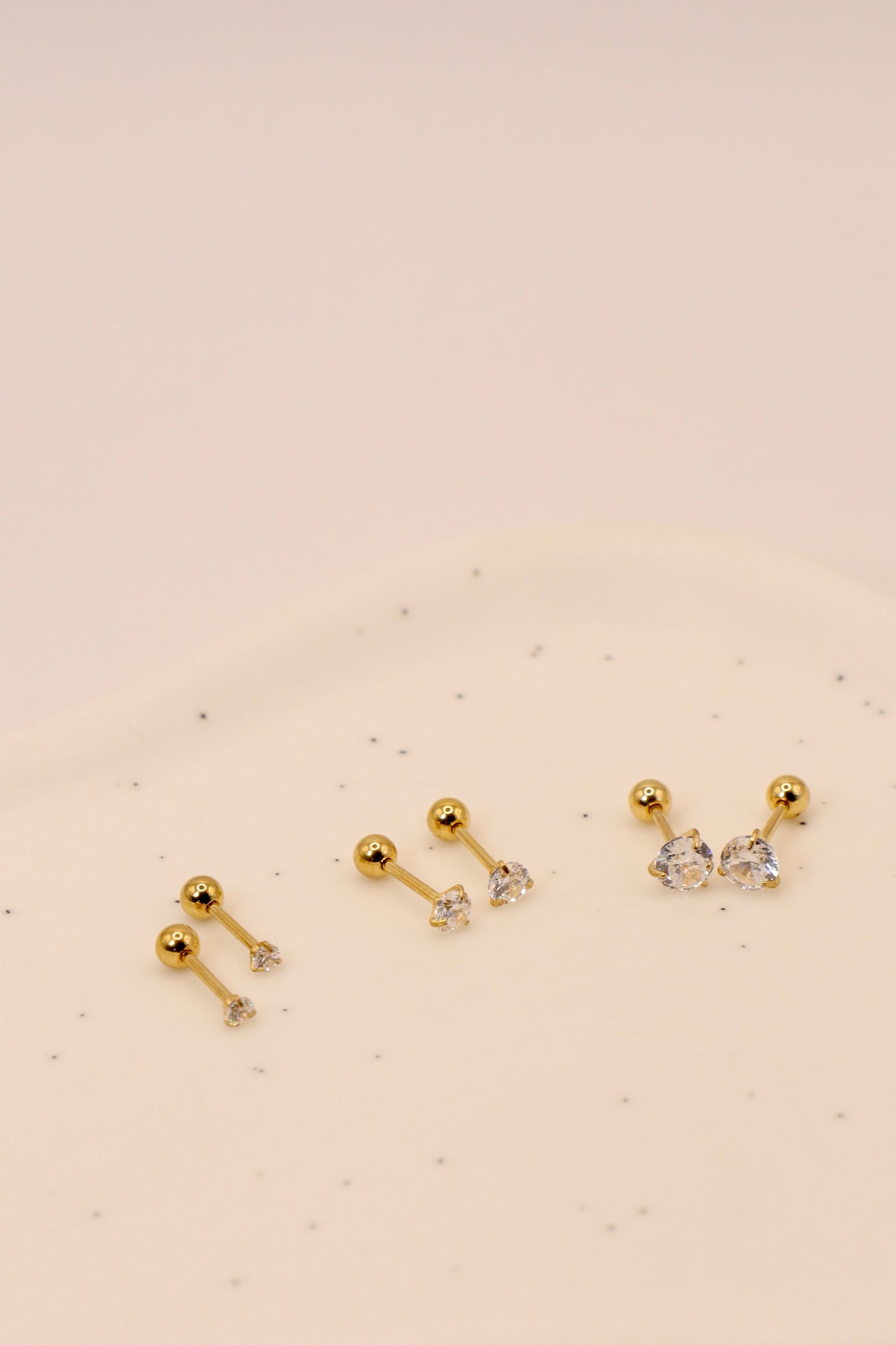 Rhinestone Flat Back Stud Set