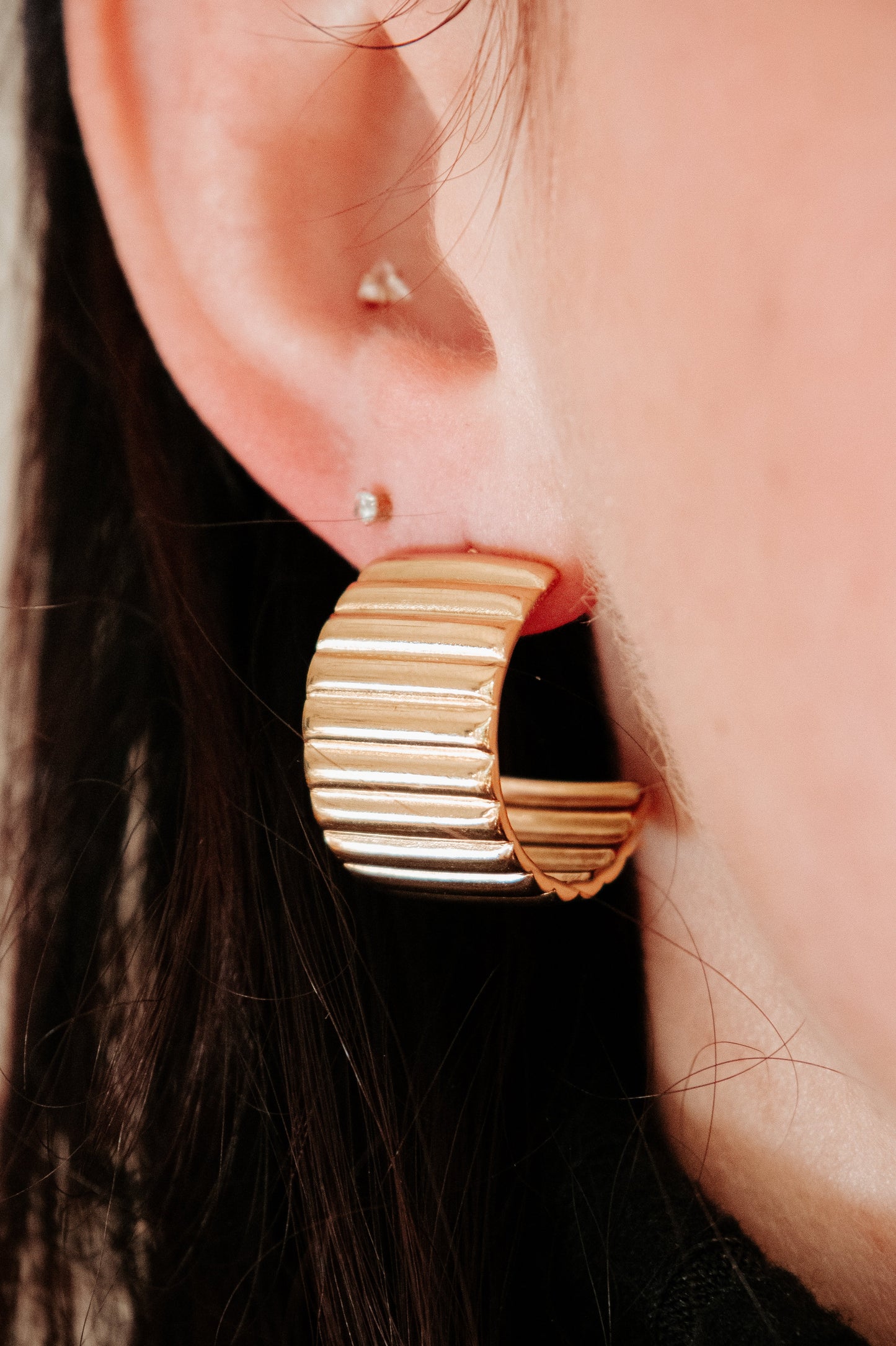 Ribbed Hoops