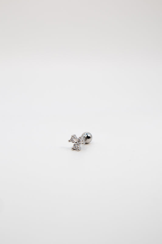 Three Flat Back Stud