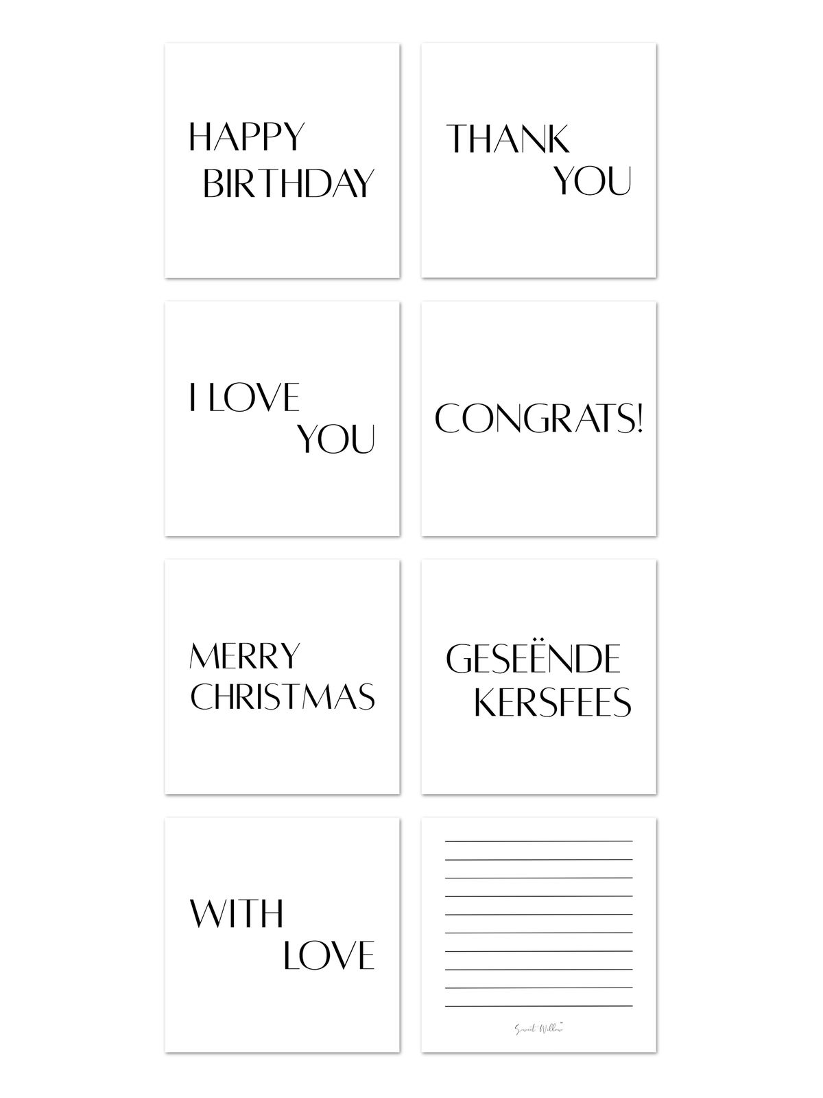 Custom Merry Christmas Card
