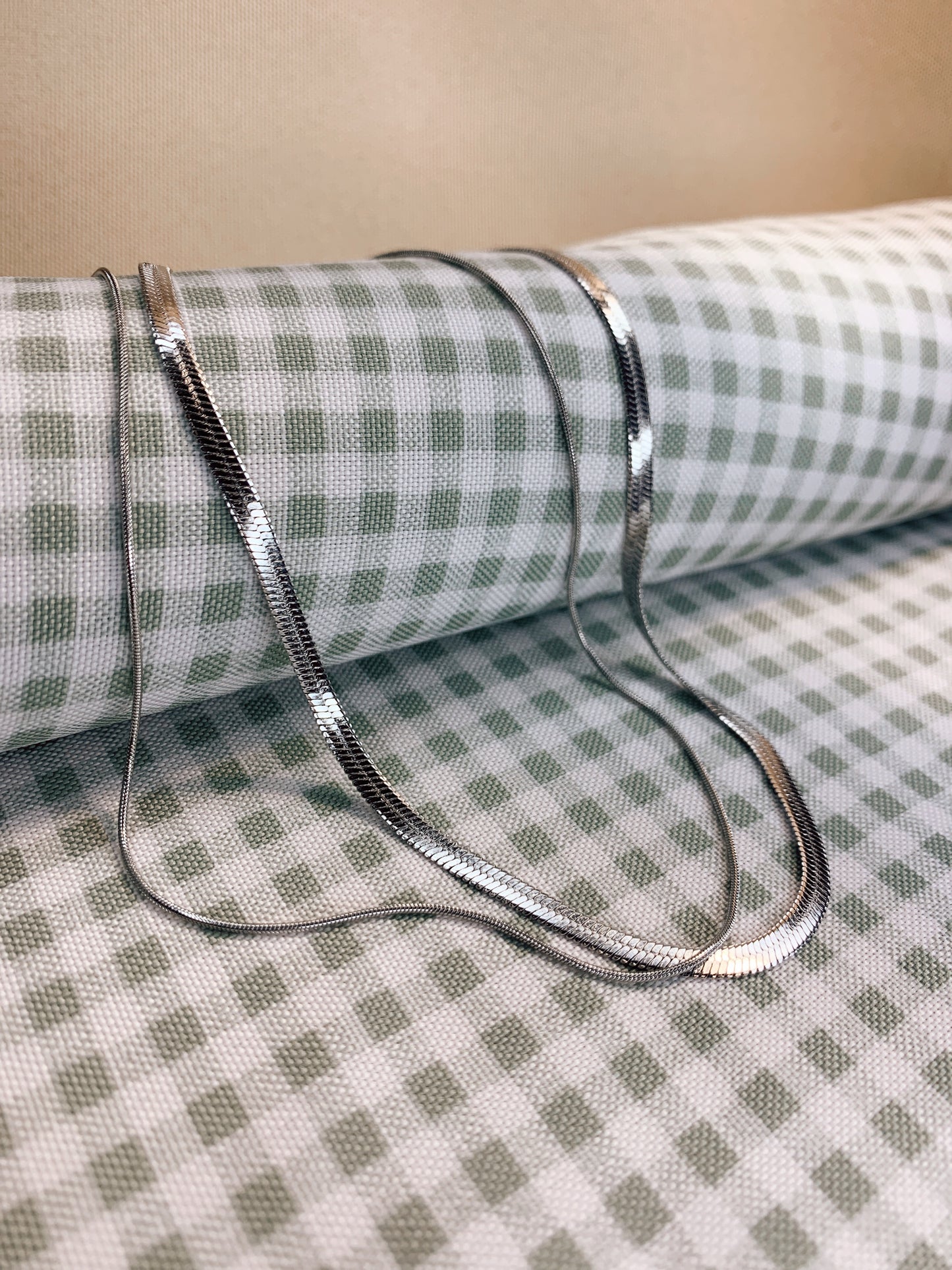 Thin Silver Snake Chain