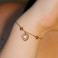 Adjustable Heart Bracelet.