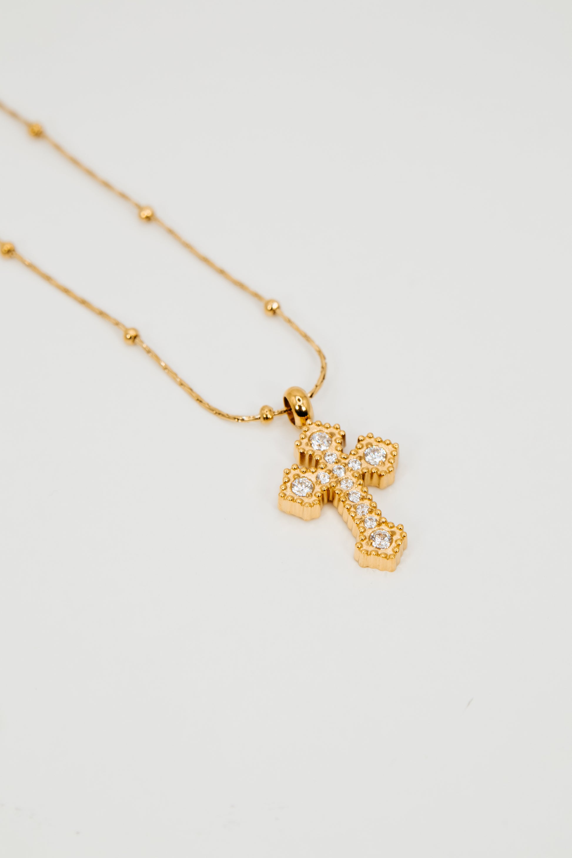 Antique Cross Necklace.