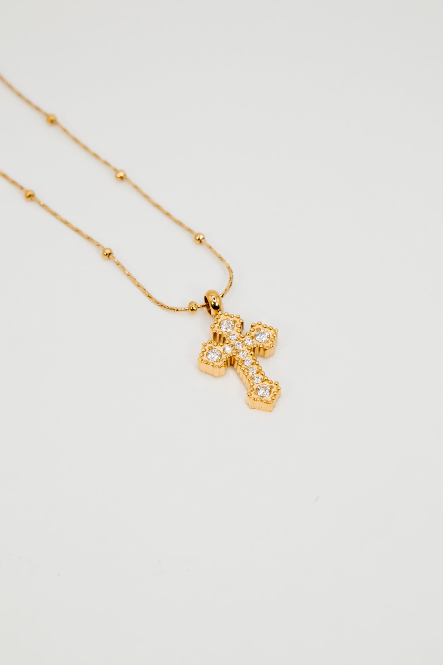 Antique Cross Necklace.