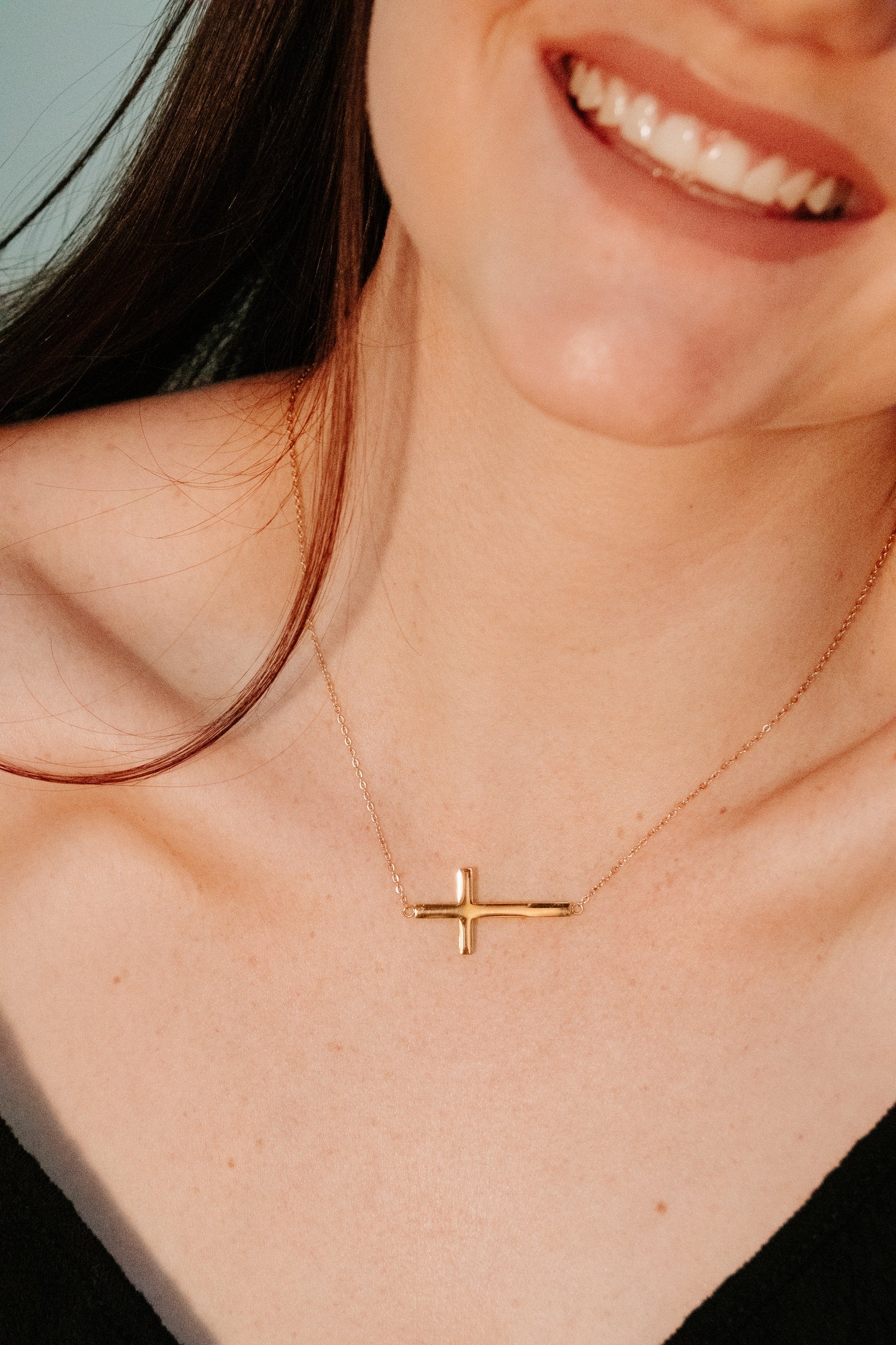 Aurea Cross Necklace