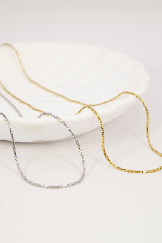 Cable Style Necklace