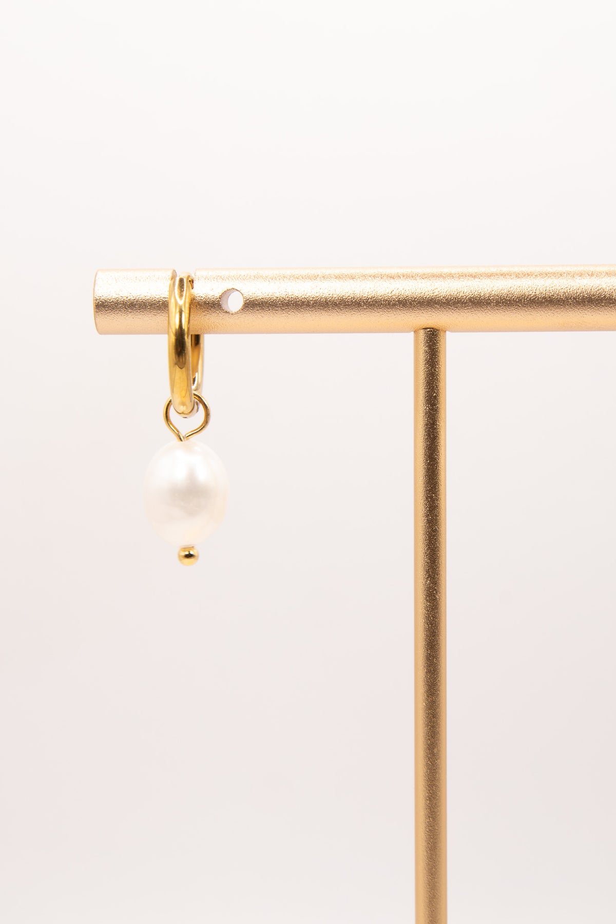 Classic Freshwater Pearl Huggies