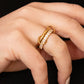 Clear Rhinestone Stack Ring