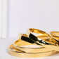 Gold Clip Bangle