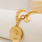 Coin Link Necklace