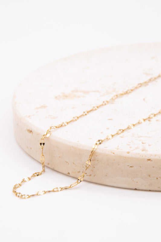 Crushed Gold Necklace