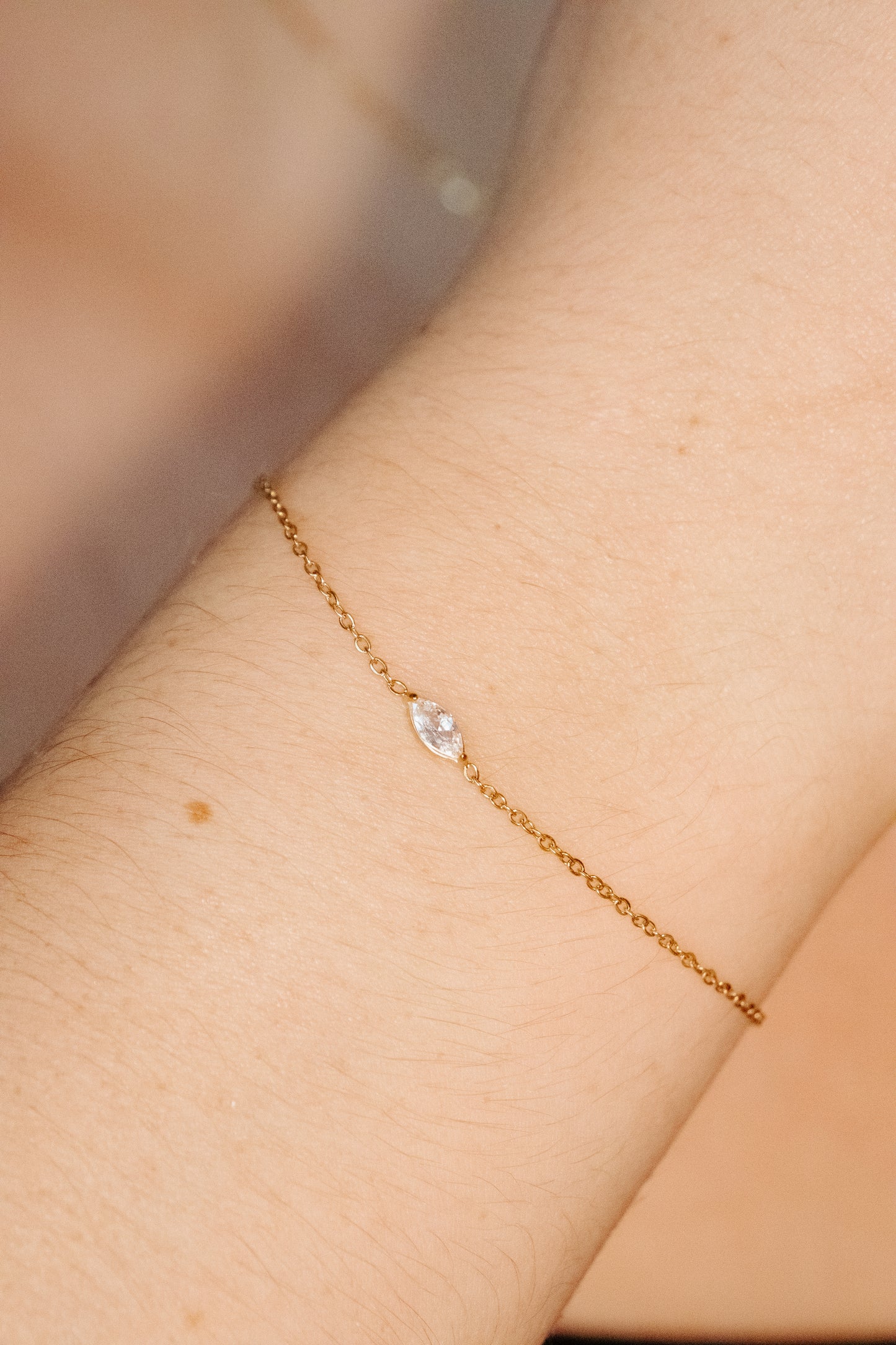 Dainty Diamond Bracelet.
