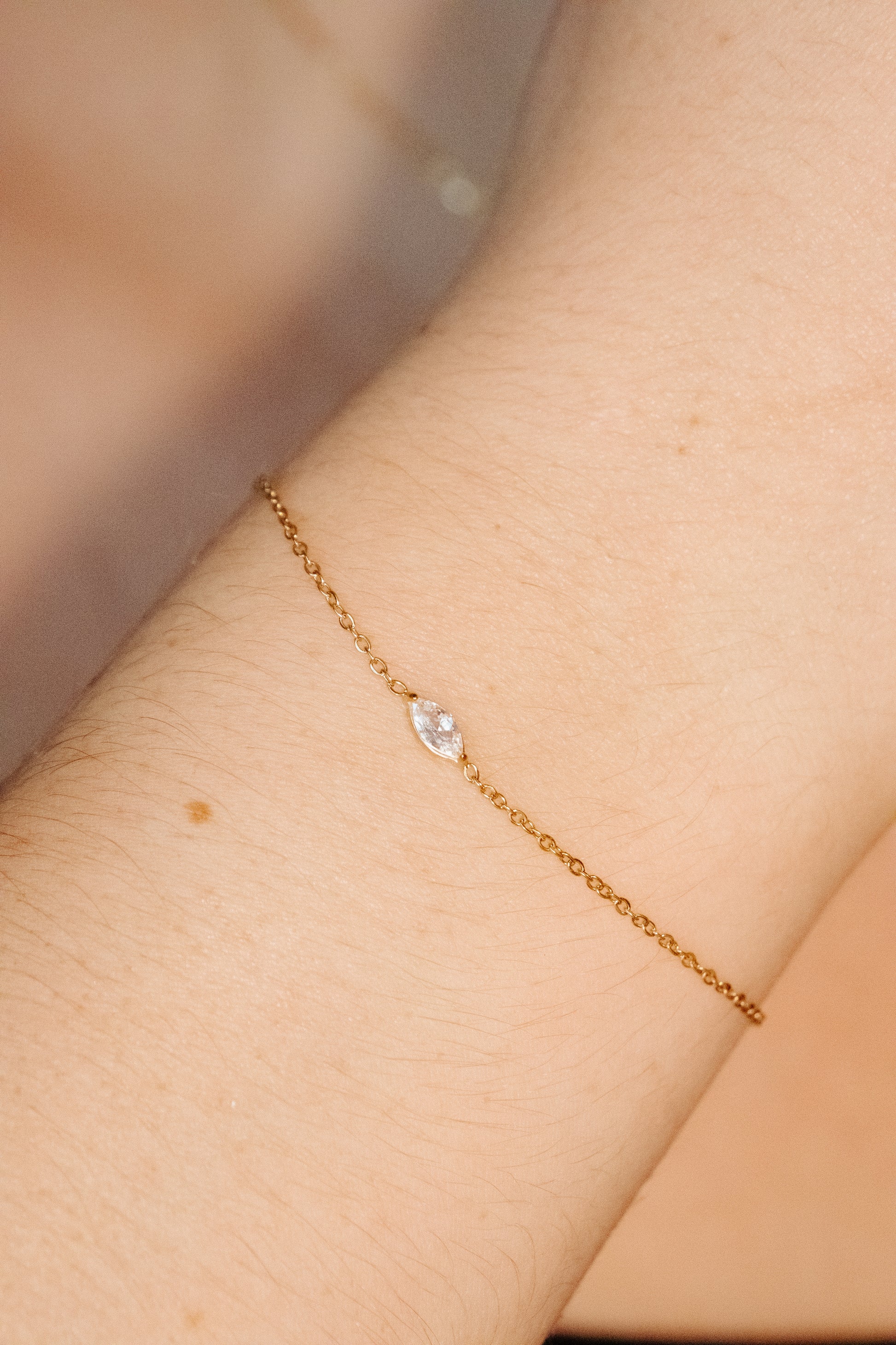 Dainty Diamond Bracelet.