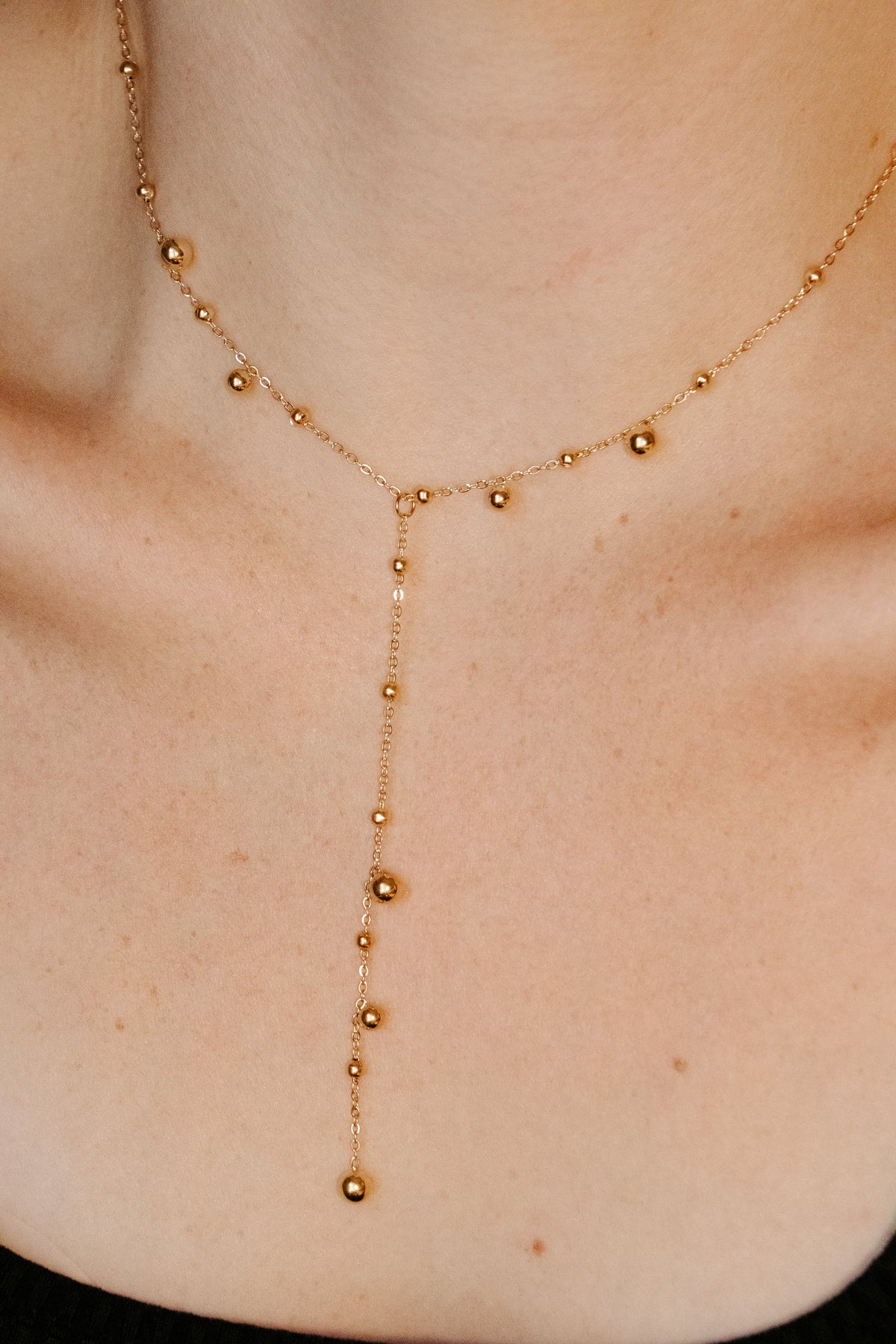 Drop Lariat Necklace.