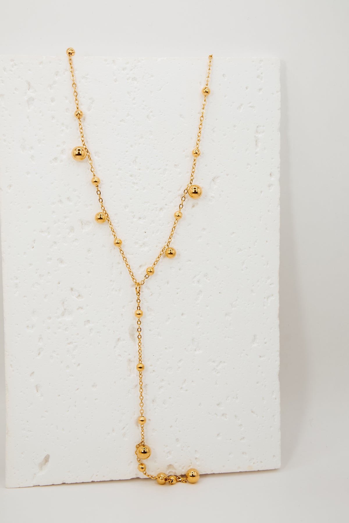 Drop Lariat Necklace.