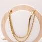 Duo Rolo Snake Chain Necklace