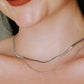 Silver Duo Necklace