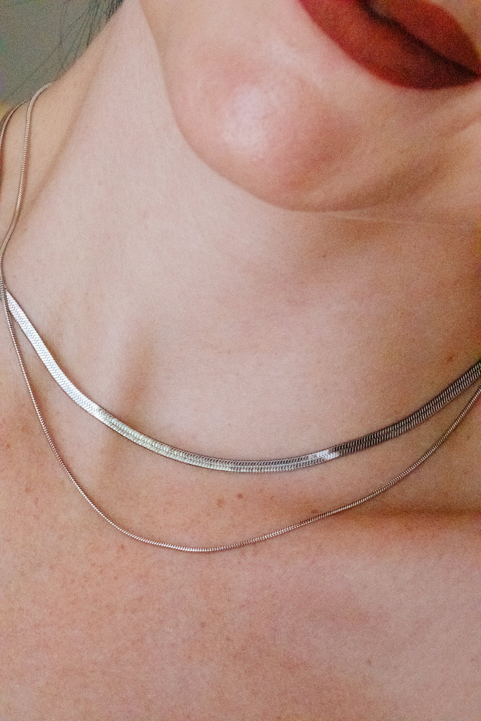 Pure By Nat Willow Chain Earring - Silver
