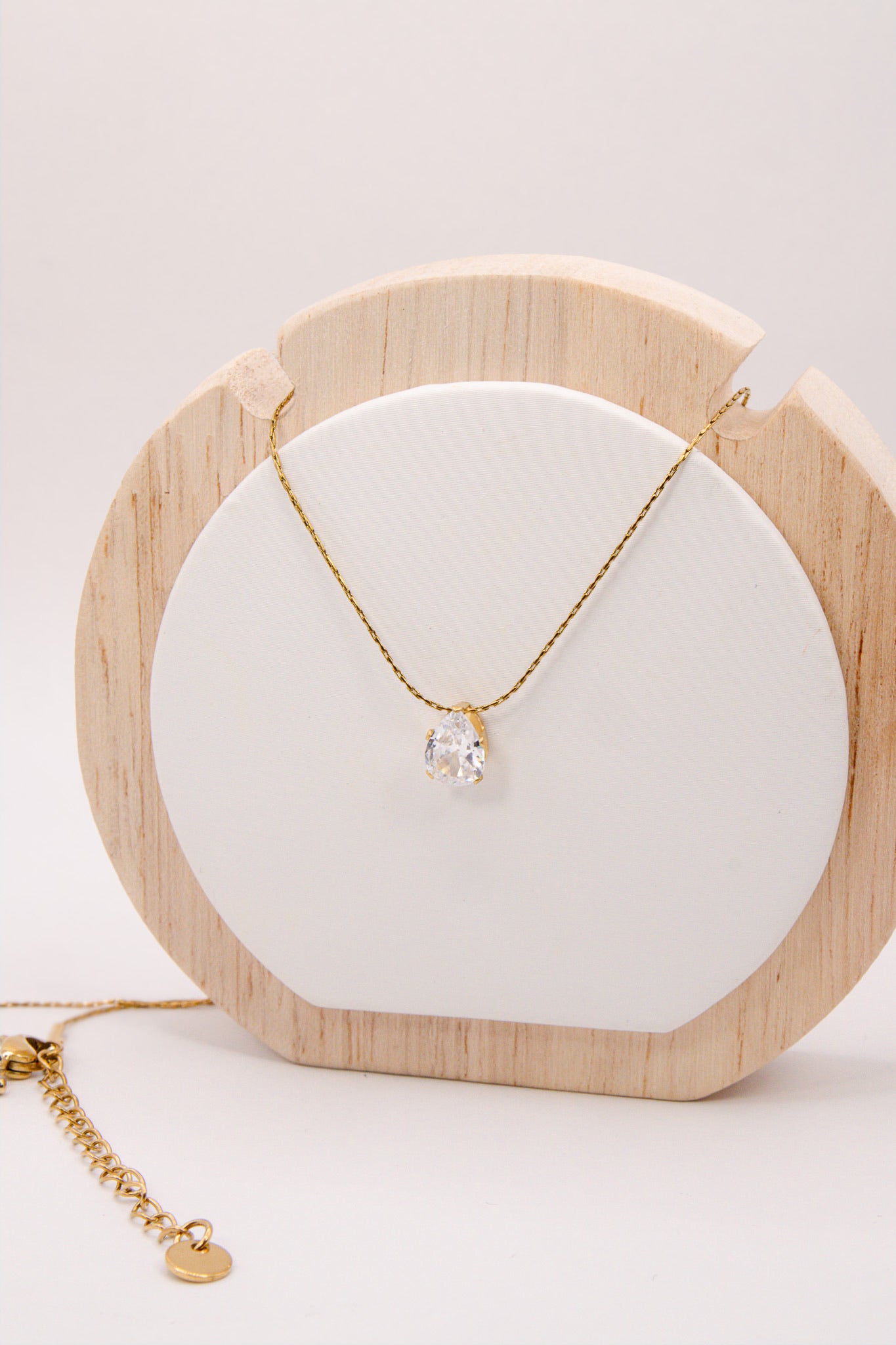 Teardrop Rhinestone Necklace