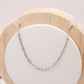 Mini Silver Paperclip Necklace