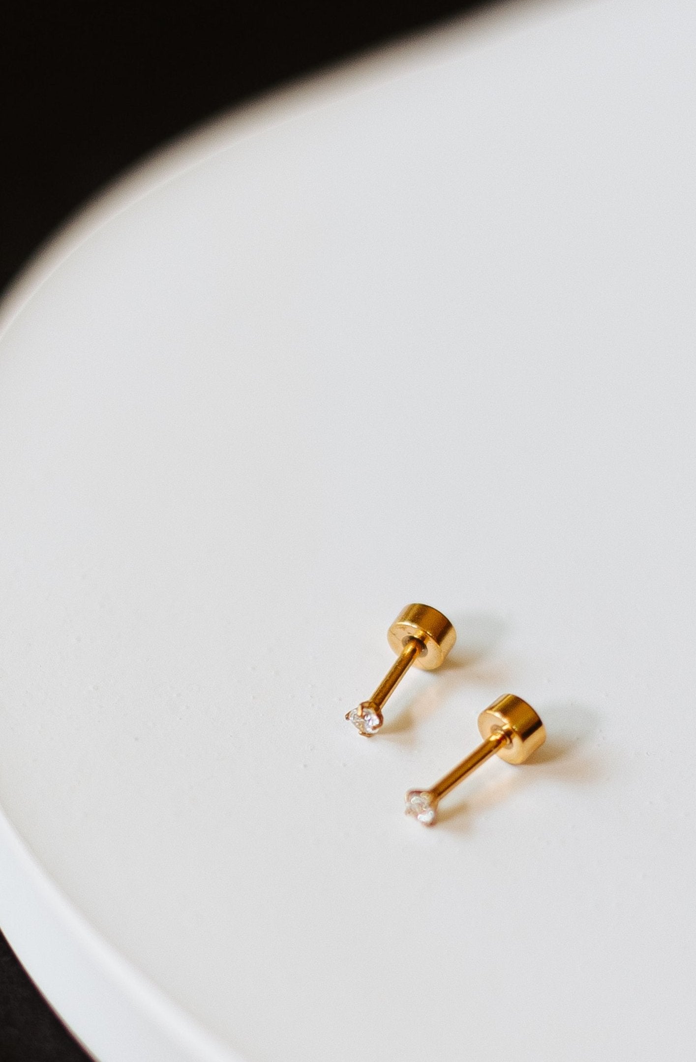 Gold Flatback Studs
