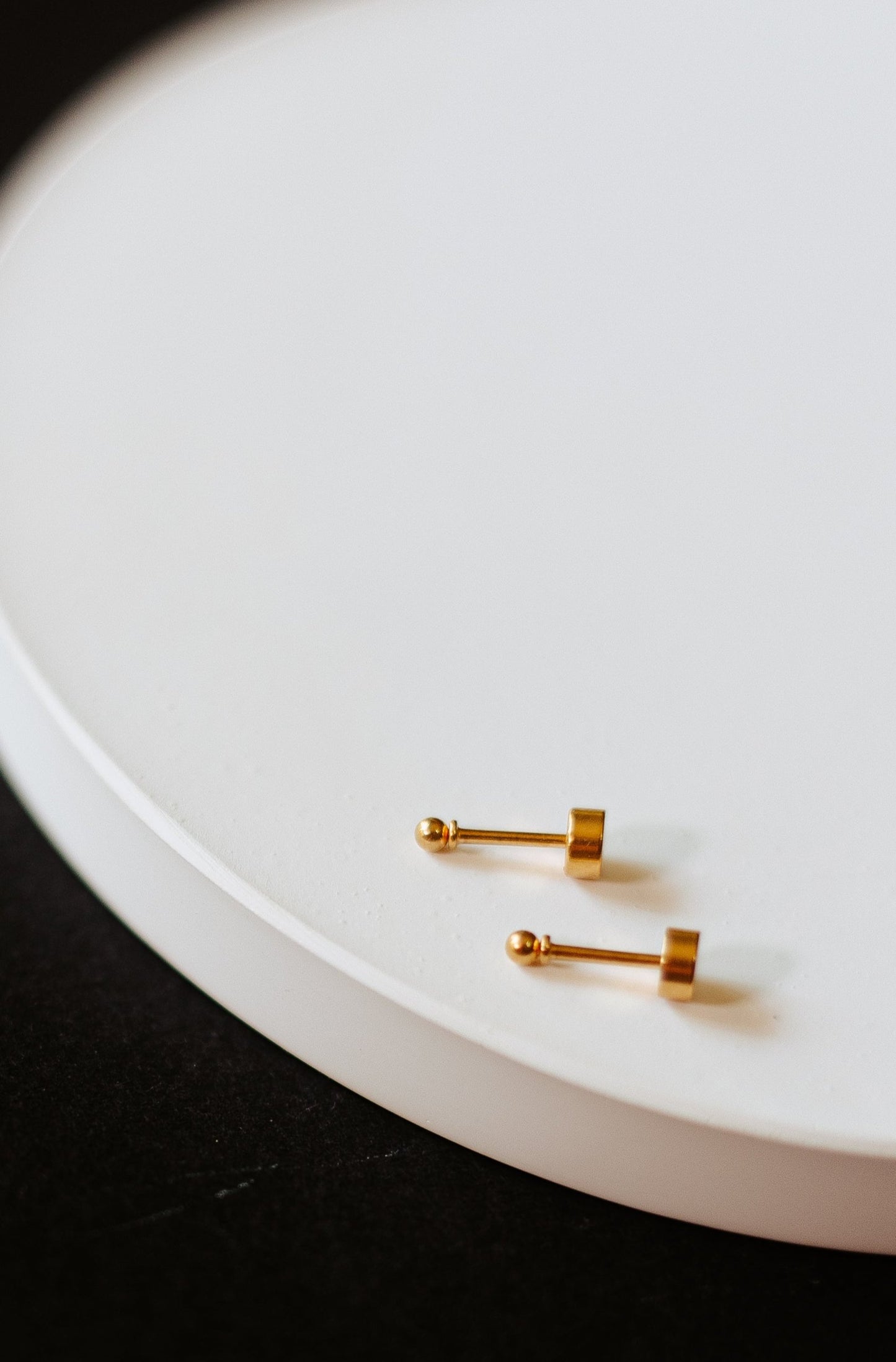 Gold Flatback Studs
