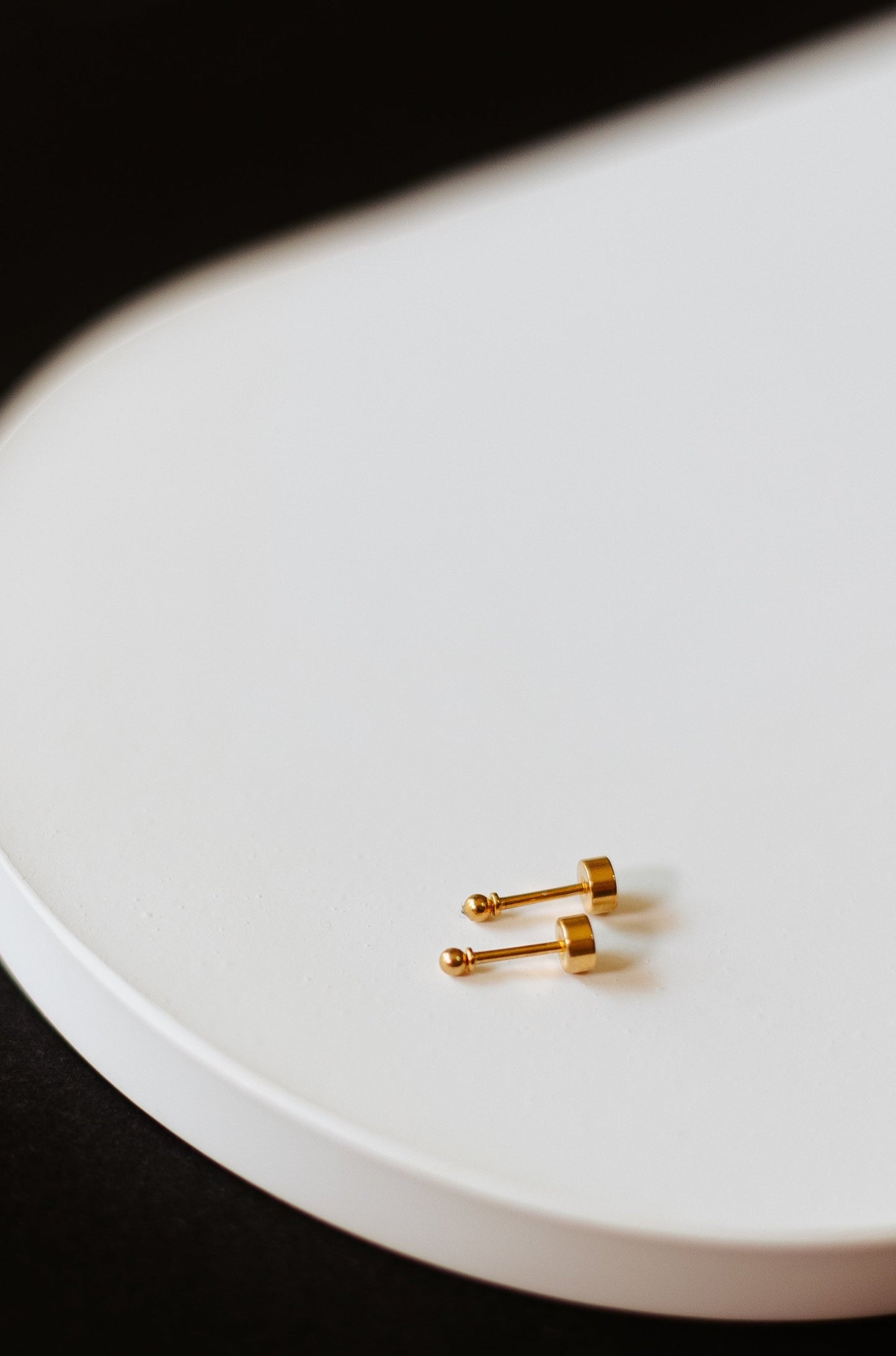 Gold Flatback Studs