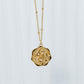 Flower Disk Necklace