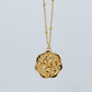 Flower Disk Necklace