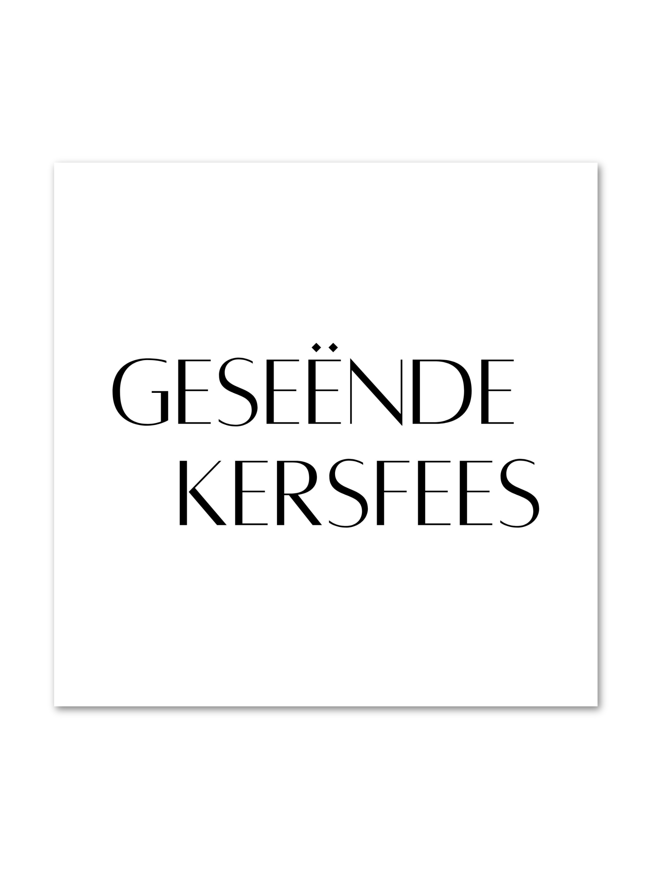 Custom Geseënde Kersfees Card