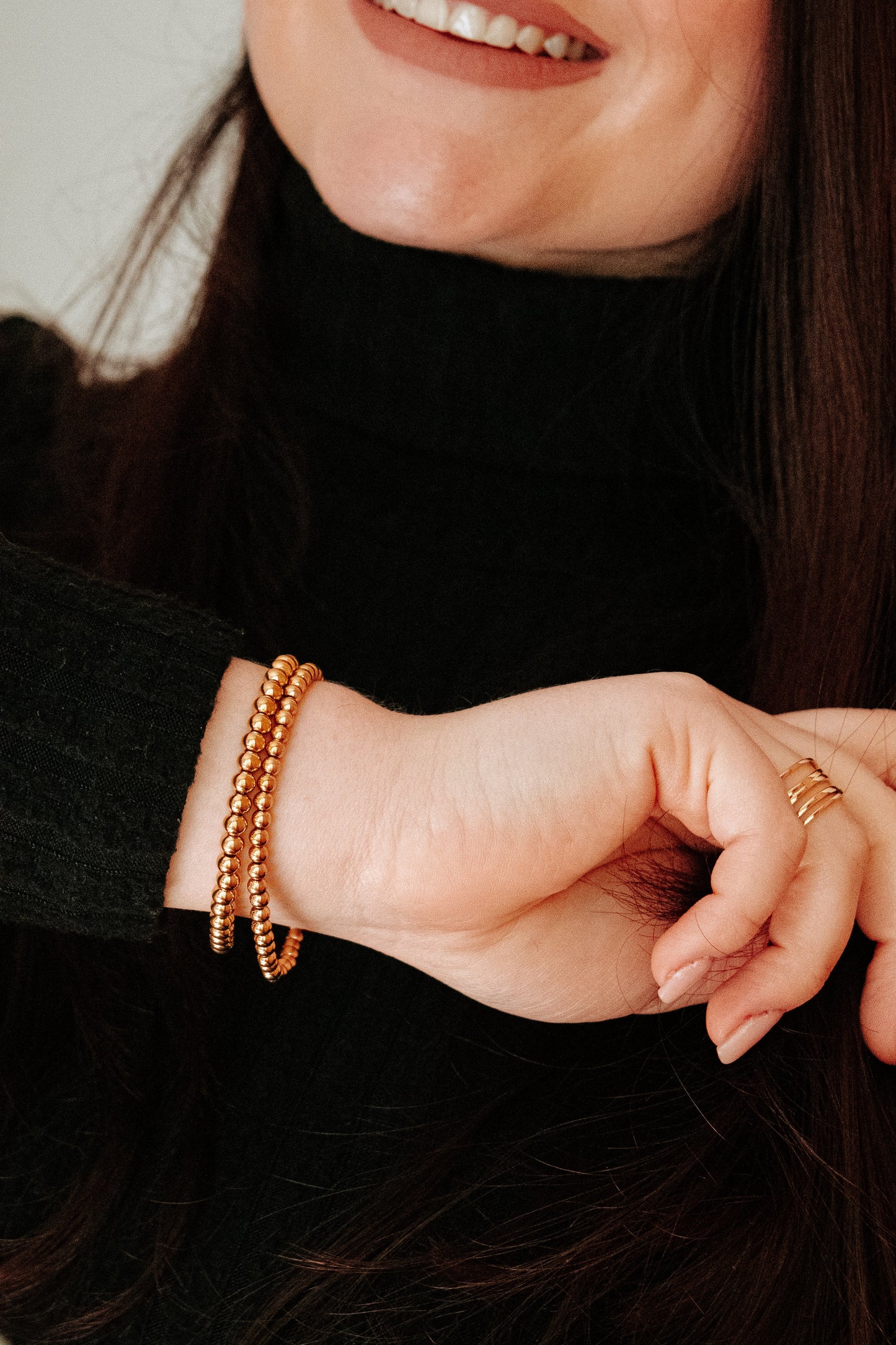 Gold Ball Bracelet