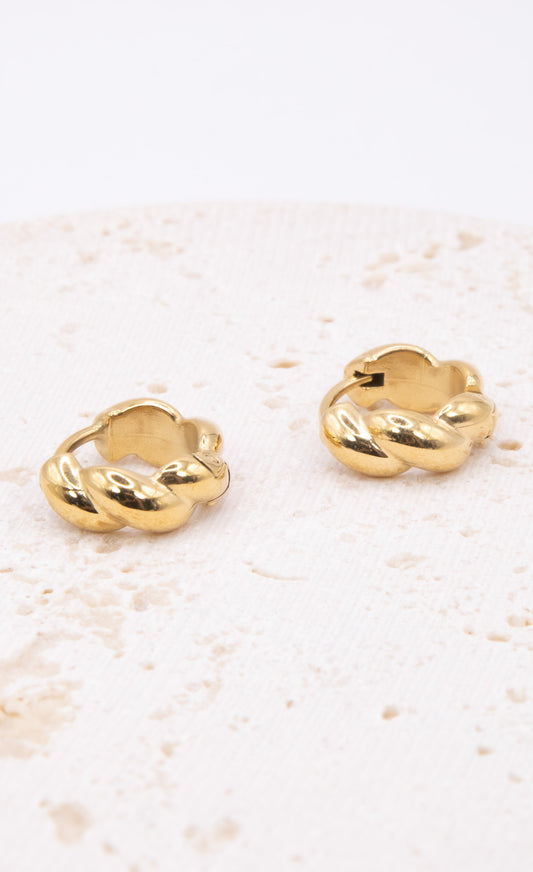 Gold Braid Huggies