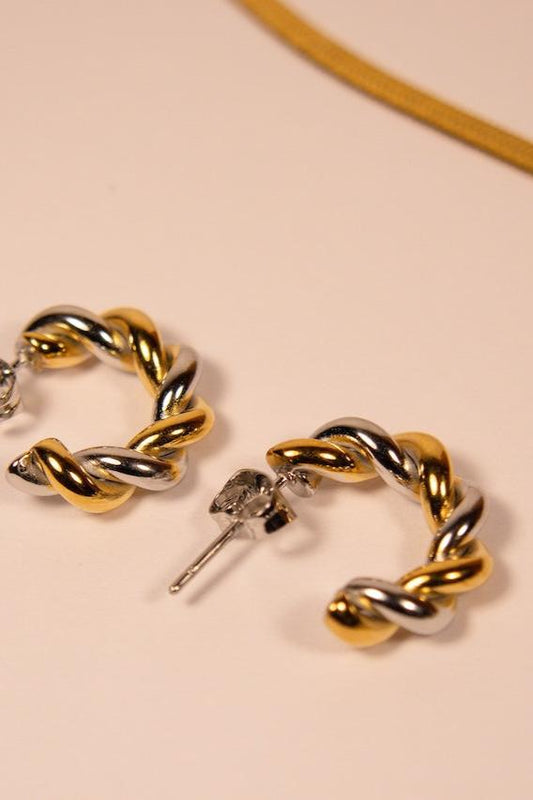 Duo Braid Hoops