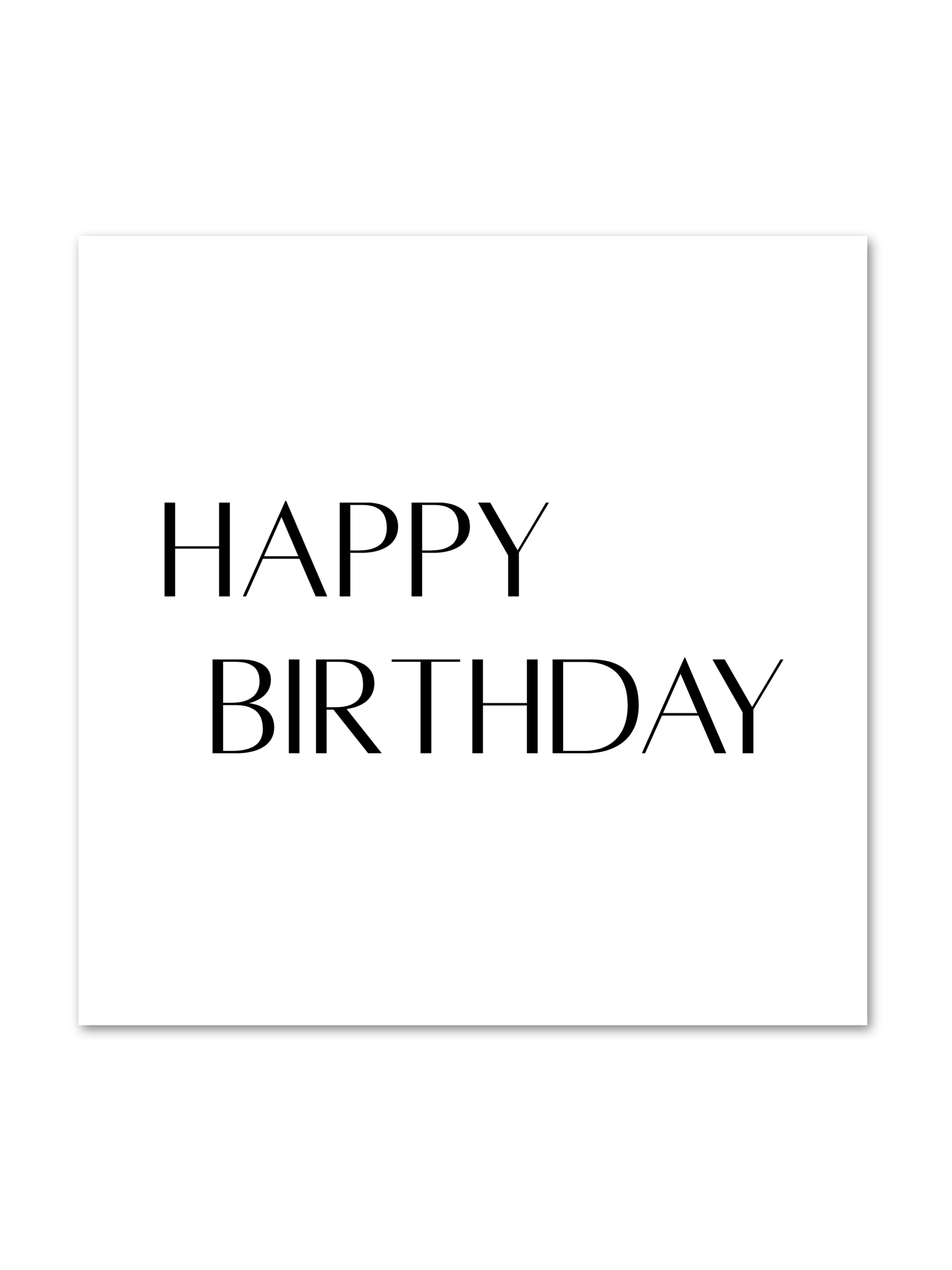 Custom Birthday Card