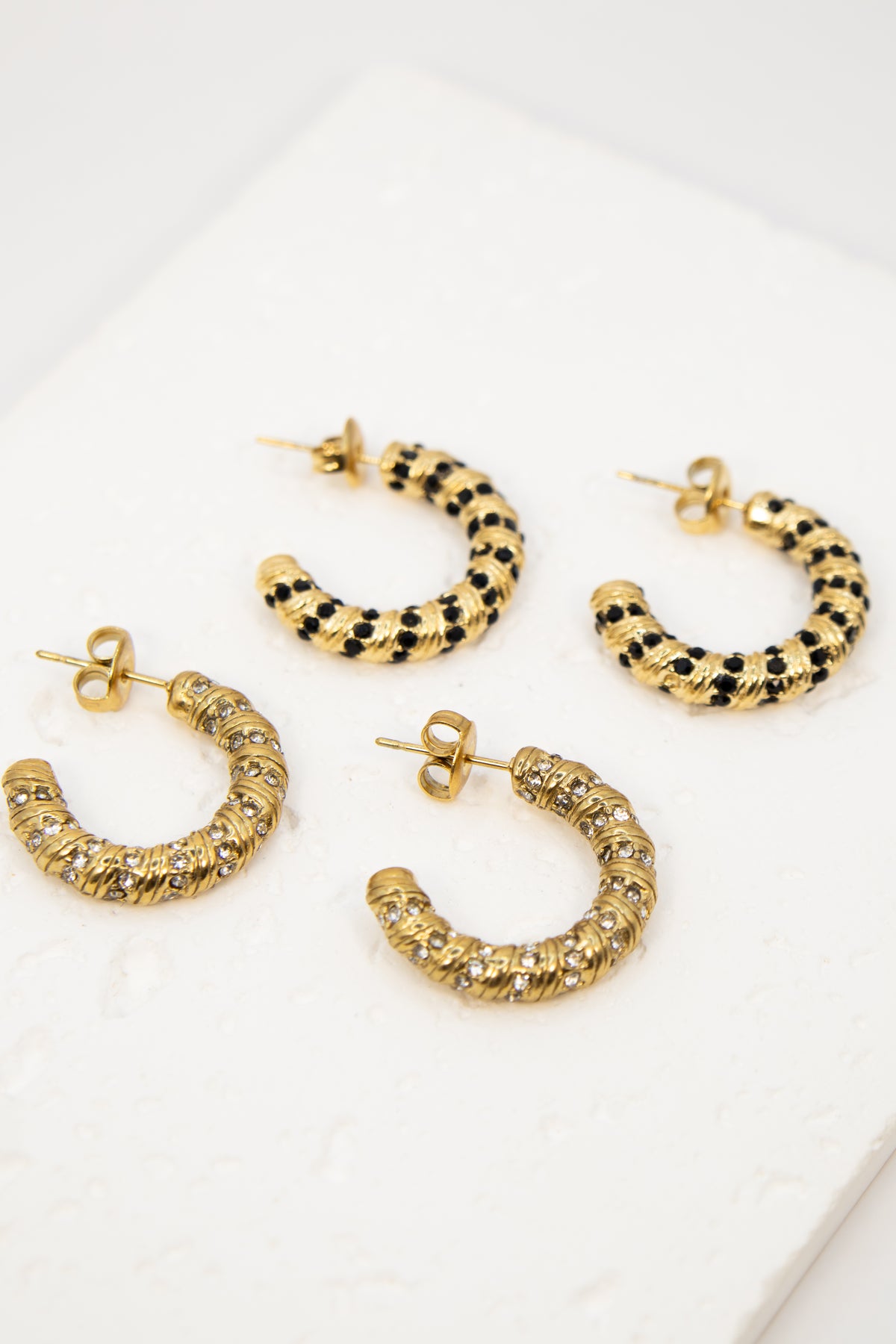 Shadow Hoops Shadow Hoops - Waterproof, Tarnish Proof and Hypoallergenic – Sweet ...
