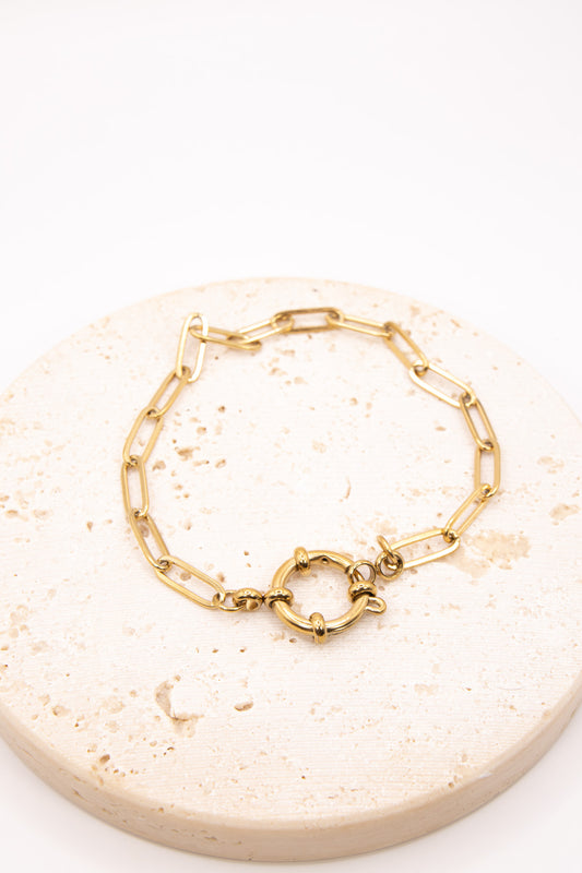 Paperclip VIntage Clasp Bracelet