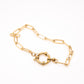 Paperclip VIntage Clasp Bracelet