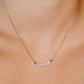 Pearl Row Necklace.
