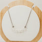 Pearl Row Necklace.
