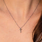 Plain Silver Cross Necklace