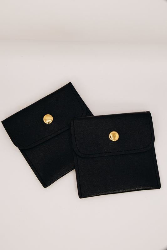 Black Jewellery Pouch