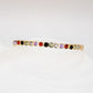 Rainbow Rhinestone Bangle
