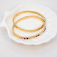Rainbow Rhinestone Bangle